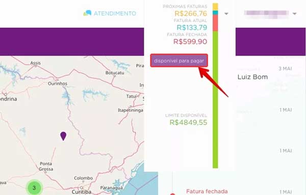 Como Dividir ou Pagar Fatura do Nubank pelo Celular ou PC