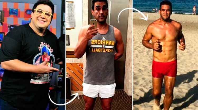 Famosos antes e depois de emagrecer: fotos