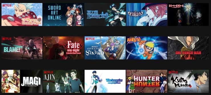 Melhores animes da Netflix