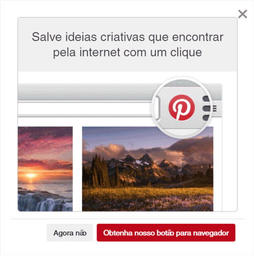 Aplicativo pinterest