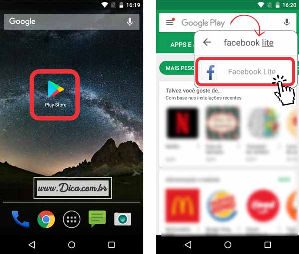 Baixar facebook lite
