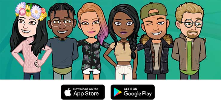 Bitmoji baixar grátis