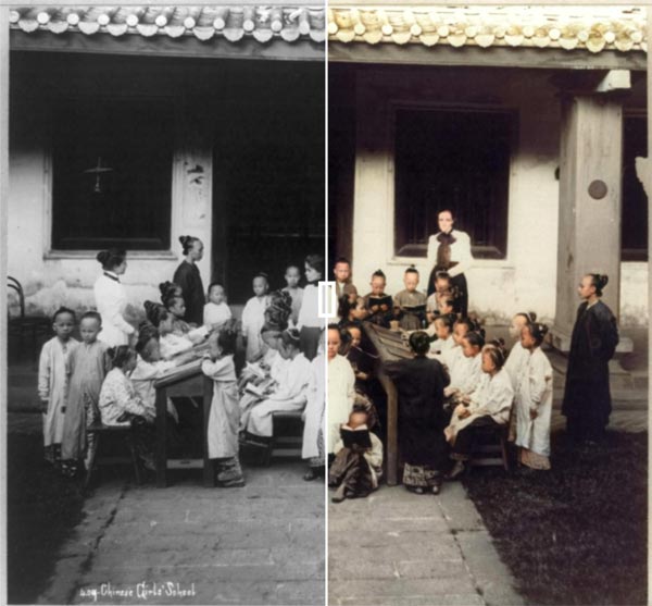 Colorir foto preta e branca