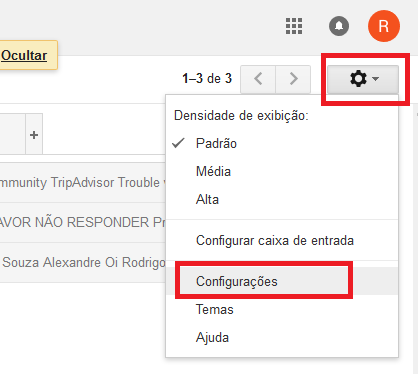 como mudar do yahoo para gmail