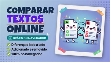 Comparar textos online e ver diferenças
