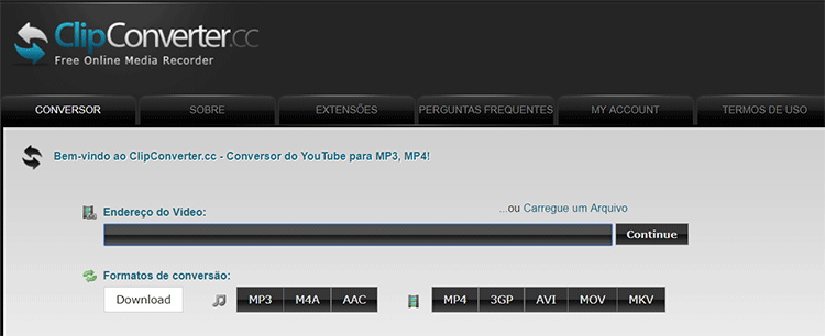 Conversores de video youtube - passo 3