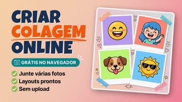 Criar Colagem Online Grátis - Juntar Fotos em Grade