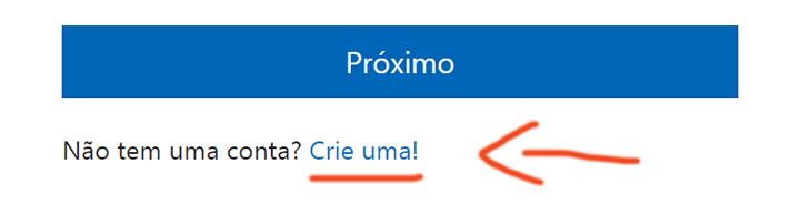 Criar conta email Hotmail