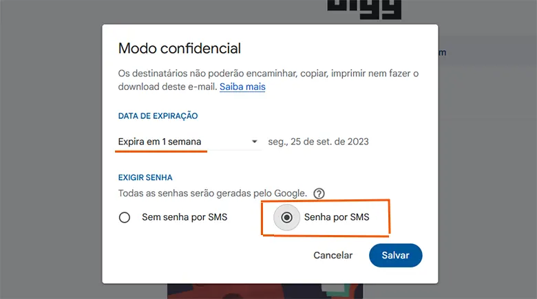 PASSO 3:Criar Senha para o Gmail
