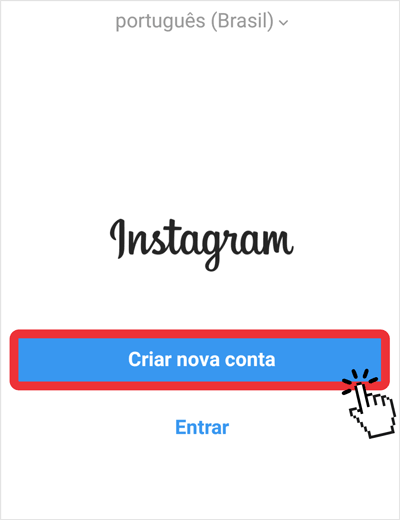 Criar nova conta