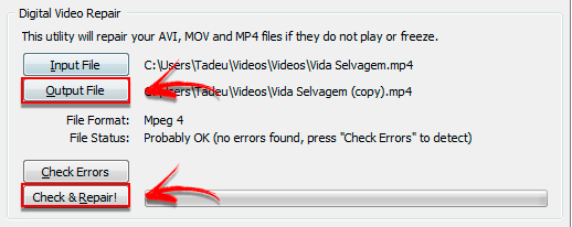 dvr-output-check&repair