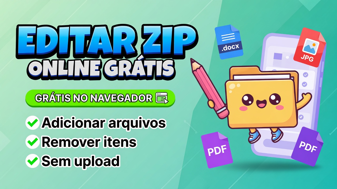 Editar ZIP online grátis - adicionar e remover arquivos