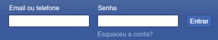 Entrar no facebook