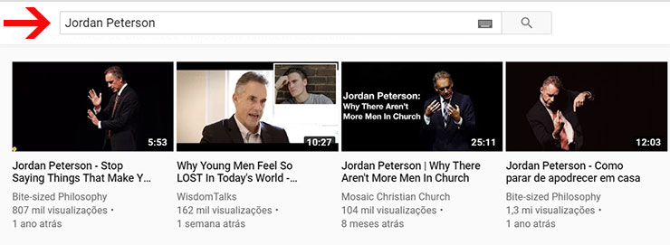 Entrar no Youtube para baixar vídeos