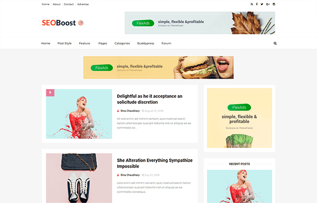 Seo boost blogger template