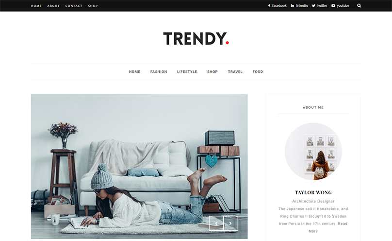 Beautytemplates trendy responsive blogger template