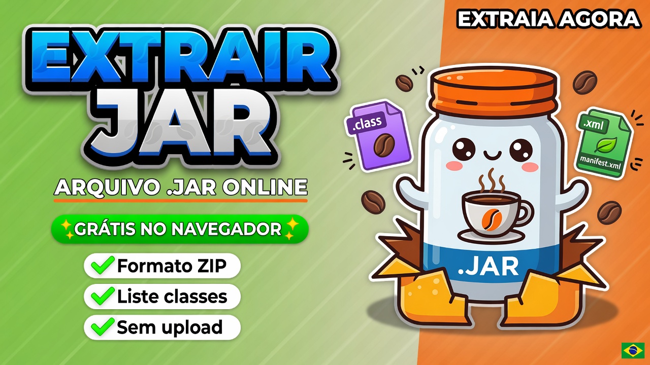 Extrair JAR online grátis - abrir arquivo .jar