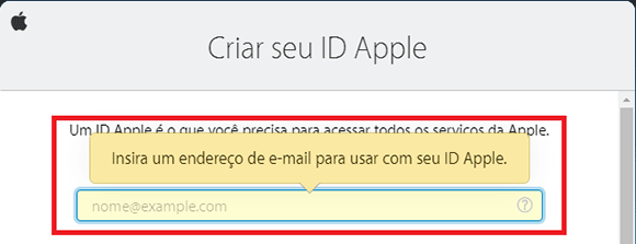 Fazer conta Icloud 02