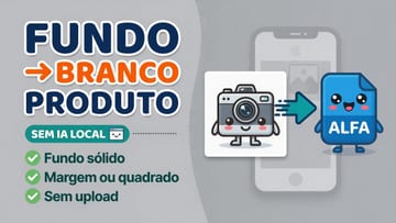 Fundo Branco Produto Online - Foto com Fundo Branco no Navegador