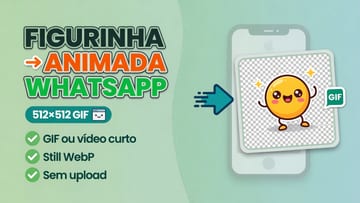 GIF para Figurinha WhatsApp Online - Converter GIF em 512×512
