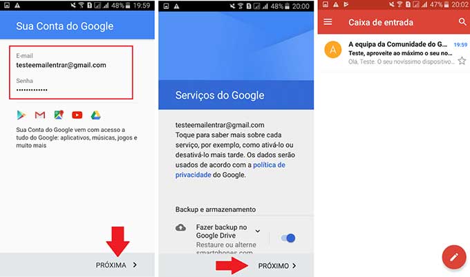 Gmail Entrar pelo Celular 03