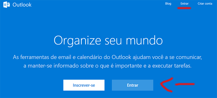 Hotmail Entrar