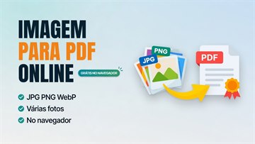 Imagem para PDF Online Grátis: JPG e PNG em um Arquivo