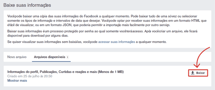 Importar dados