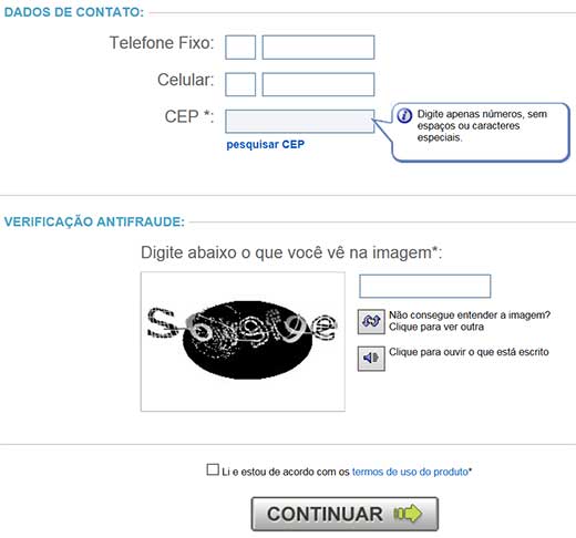 Inscrever conta bol passo - passo 10