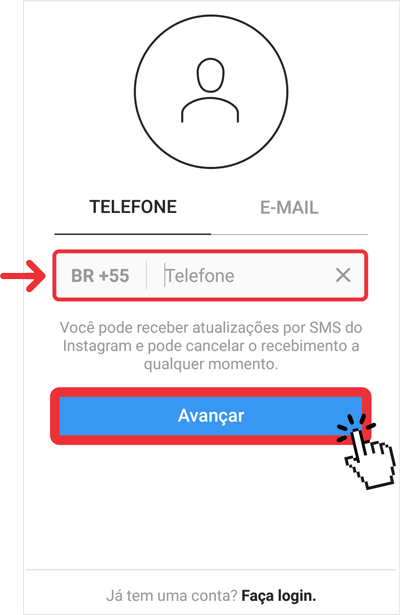 Instagram entrar