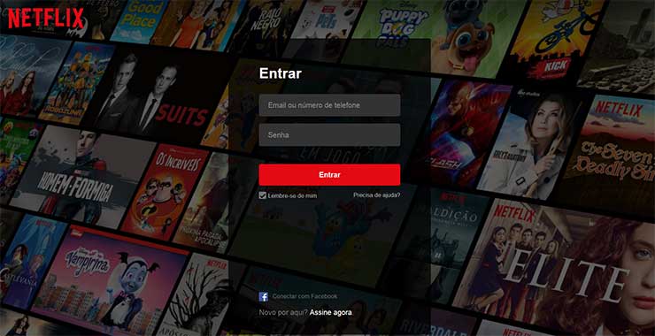 Fazer Login Netflix e Entrar Conta