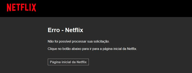 Netflix erro