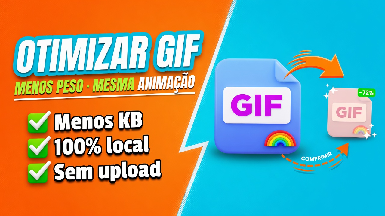 Otimizar GIF Online Grátis - Reduzir Tamanho de GIF