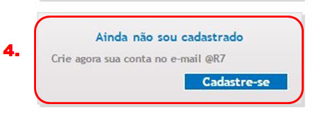 pagina cadastro R7