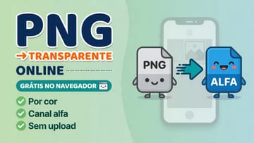 PNG Transparente Online Grátis - Remover Fundo por Cor