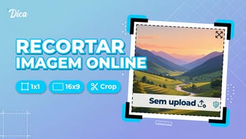 Recortar Imagem Online Grátis - Crop com Proporção