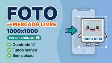 Redimensionar Imagem Mercado Livre - Foto 1000×1000 Online