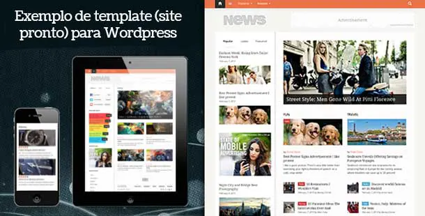 site pronto Wordpress